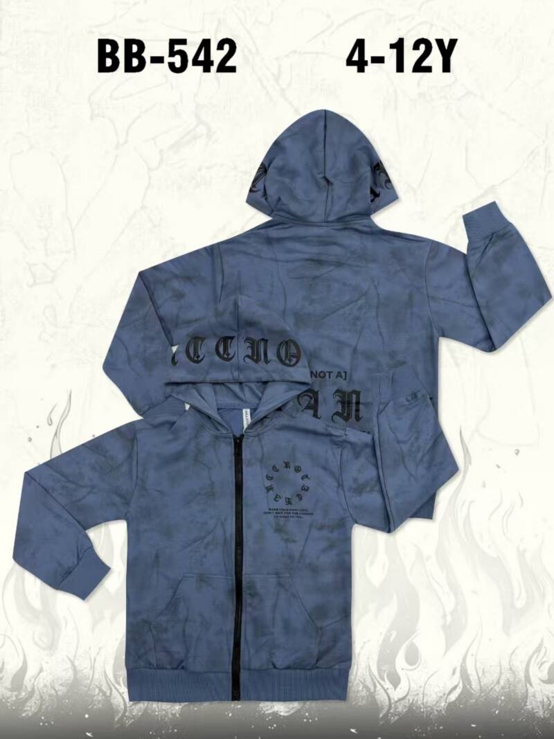  Bluzy Chłopięca Roz 4-12, 1 kolor Paczka 6 szt 1